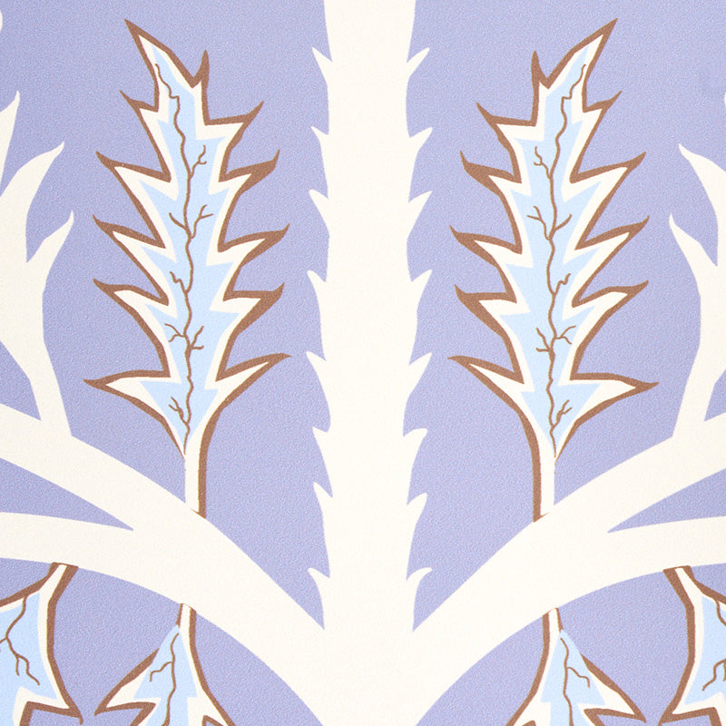 Select 5011431 Thistle Lavendar Schumacher Wallpaper