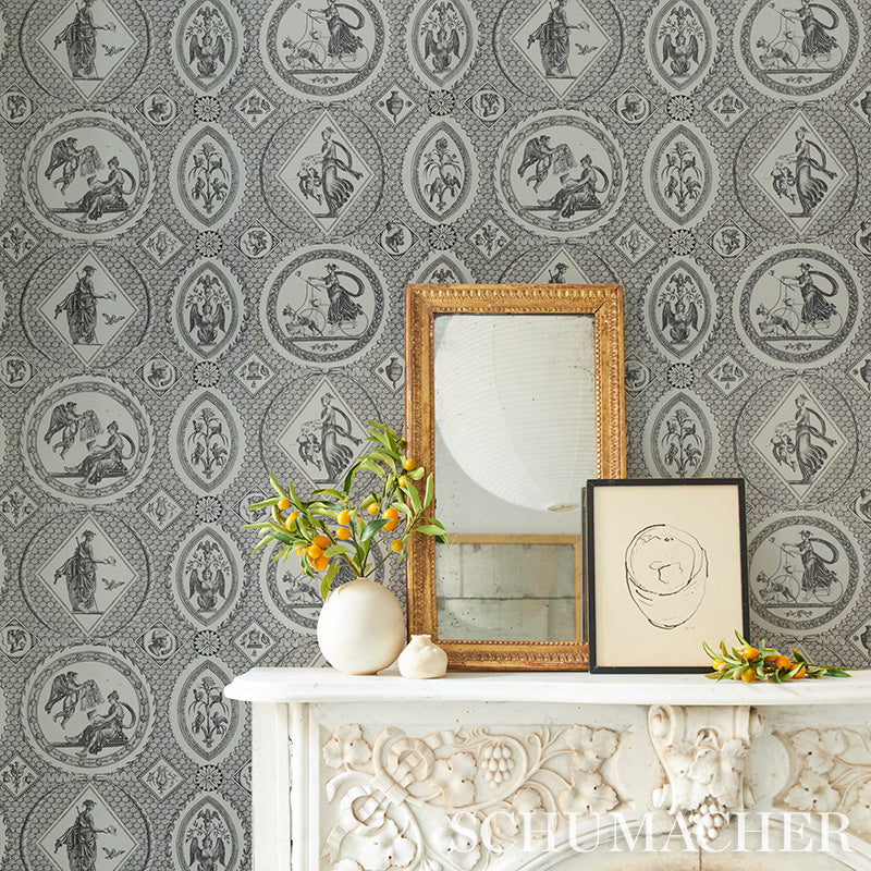 Buy 5011491 Les Scenes Contemporaines Black Schumacher Wallpaper