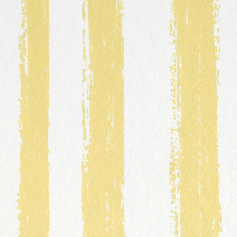 View 5011543 Sketched Stripe Yellow Schumacher Wallpaper