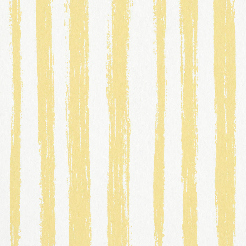 Buy 5011543 Sketched Stripe Yellow Schumacher Wallpaper