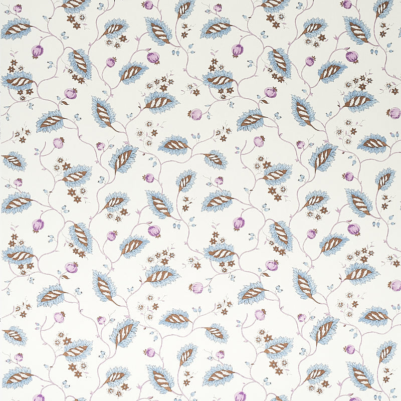 Save on 5011601 Maryam Vine Sky and Plum Schumacher Wallpaper