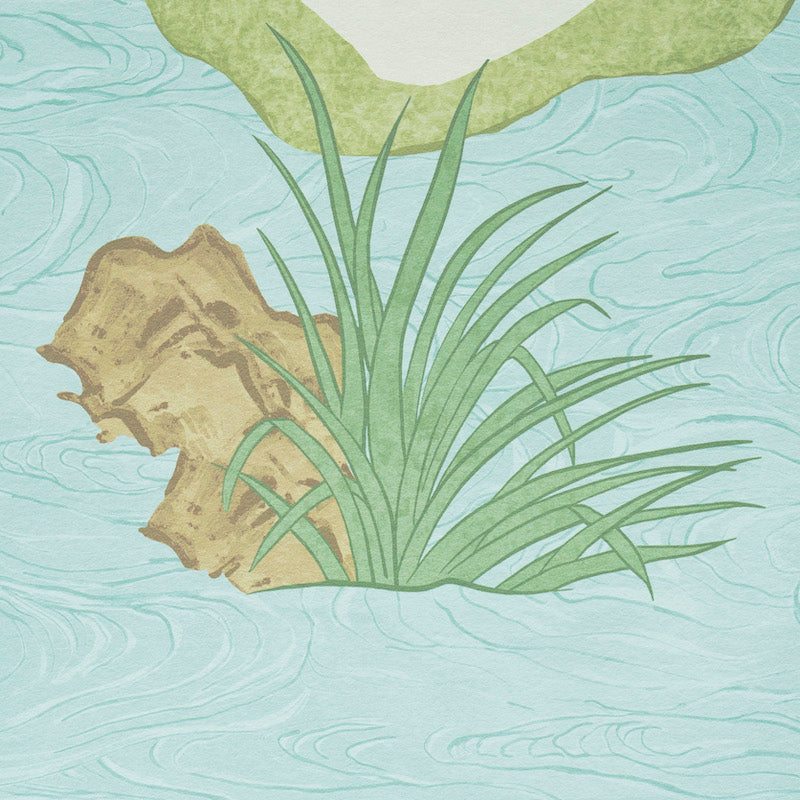 Order 5011701 Yashinoki Crane Willow Schumacher Wallpaper