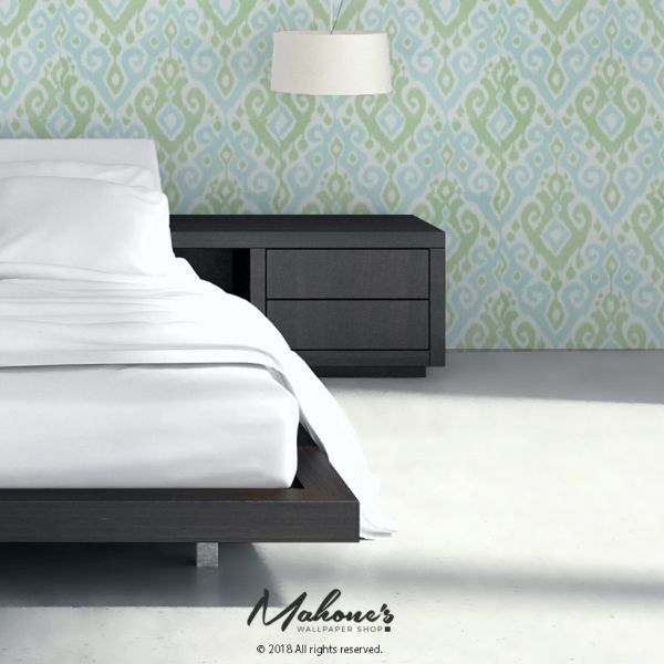 Acquire 5011760 Dedra Damask Mineral and Leaf Schumacher Wallpaper