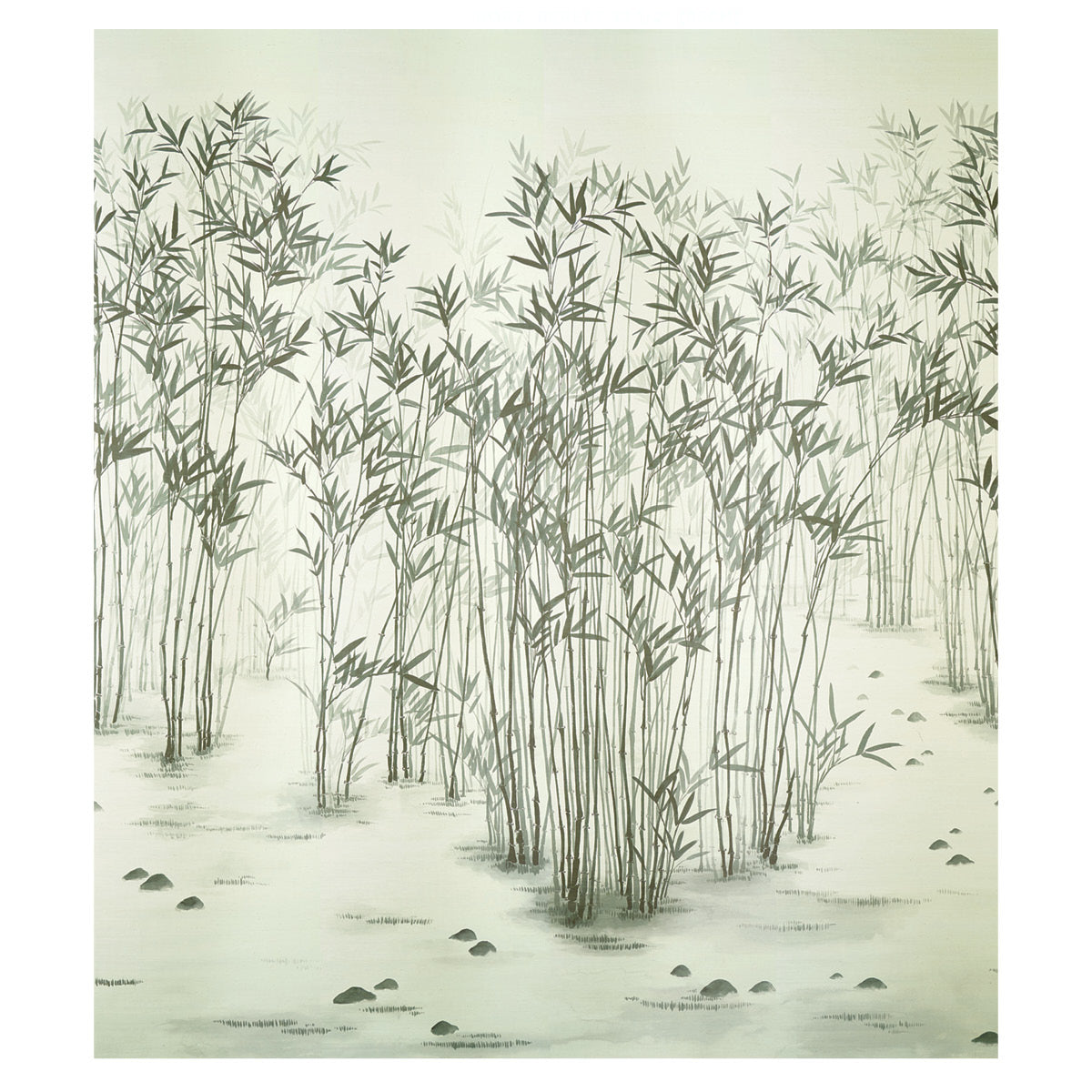 View 5011780 Kanji Sisal Ink Schumacher Wallpaper