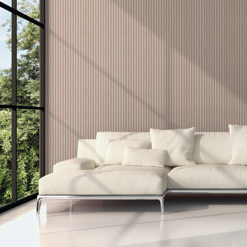 Order 5011875 Edwin Stripe Narrow Pink Schumacher Wallpaper