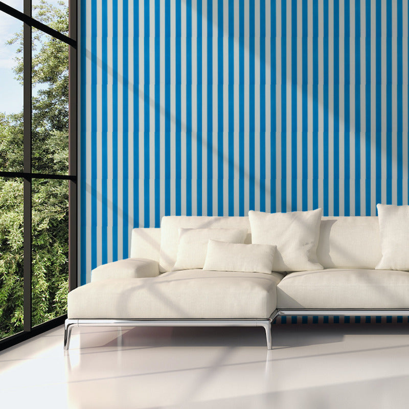 Save on 5011886 Edwin Stripe Medium Cobalt Schumacher Wallpaper