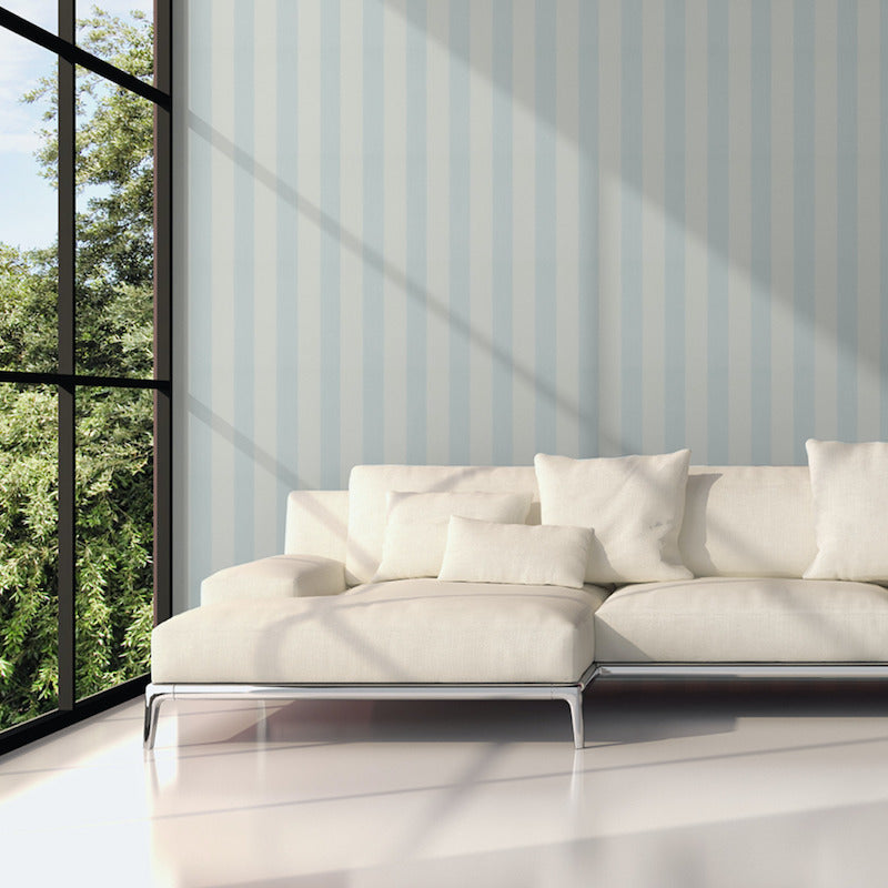 Buy 5011900 Edwin Stripe Wide Sky Schumacher Wallpaper