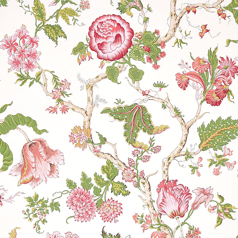 Schumacher Indian Arbre Floral Wallpaper Roll