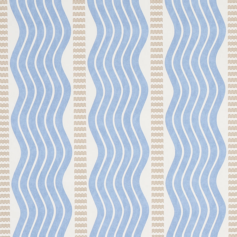 Search 5012122 Sina Stripe Blue Schumacher Wallpaper