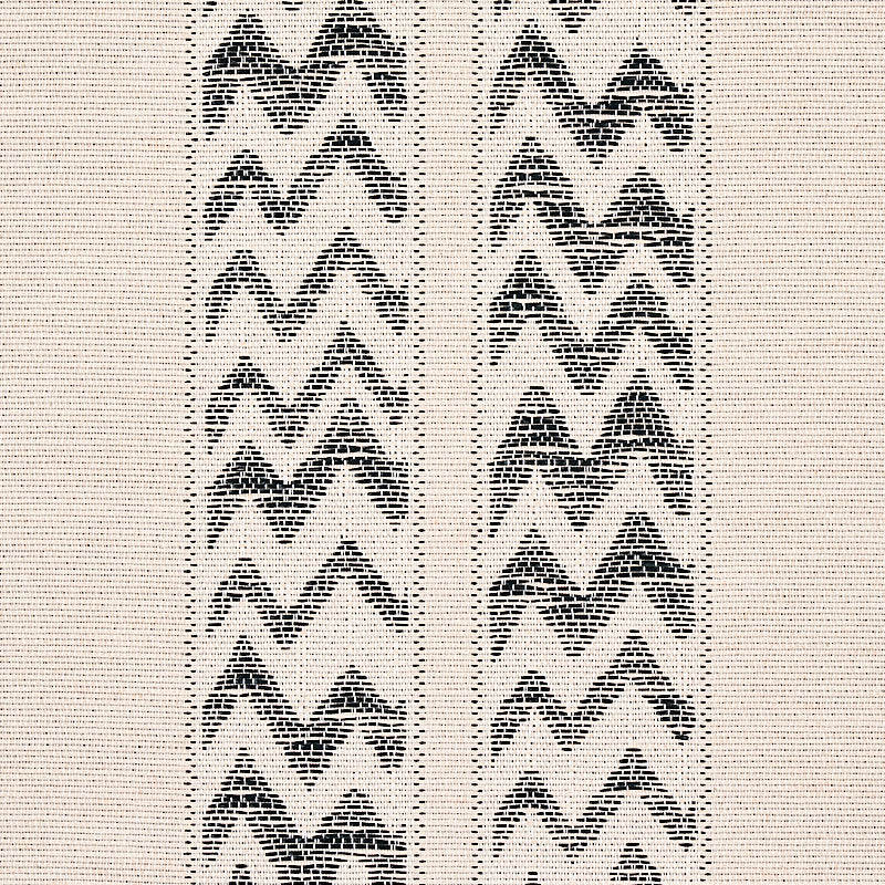 View 5012310 Kudu Stripe Black Schumacher Wallpaper