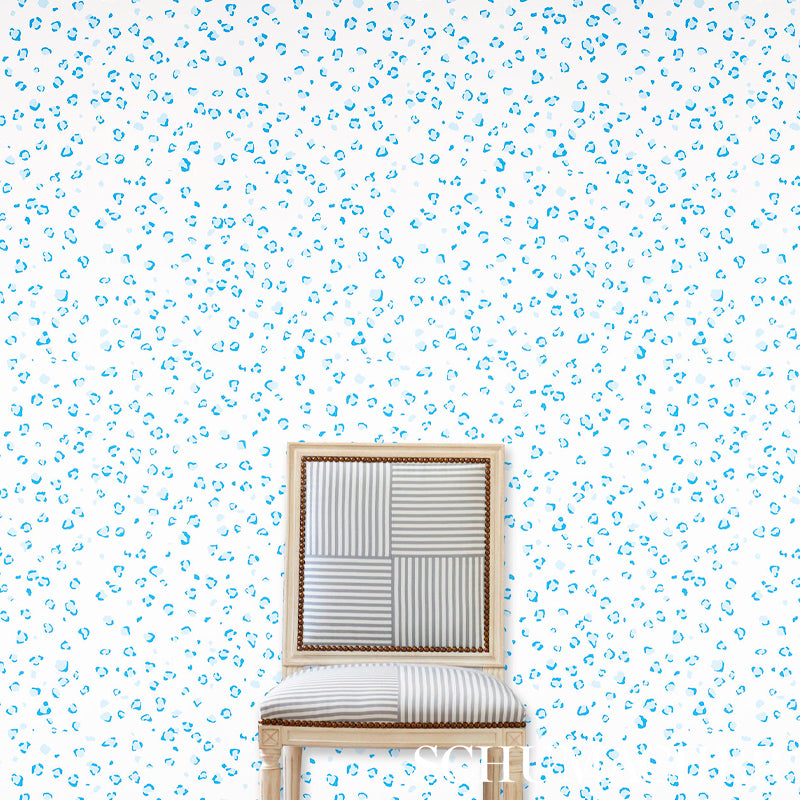 Order 5012551 Wild At Heart Indigo Schumacher Wallpaper