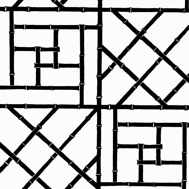 Search 5012572 Trellis Black Schumacher Wallpaper