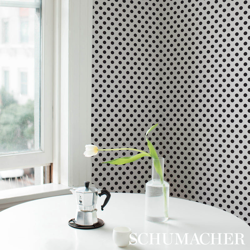 Shop 5012610 Lady Black and White Schumacher Wallpaper