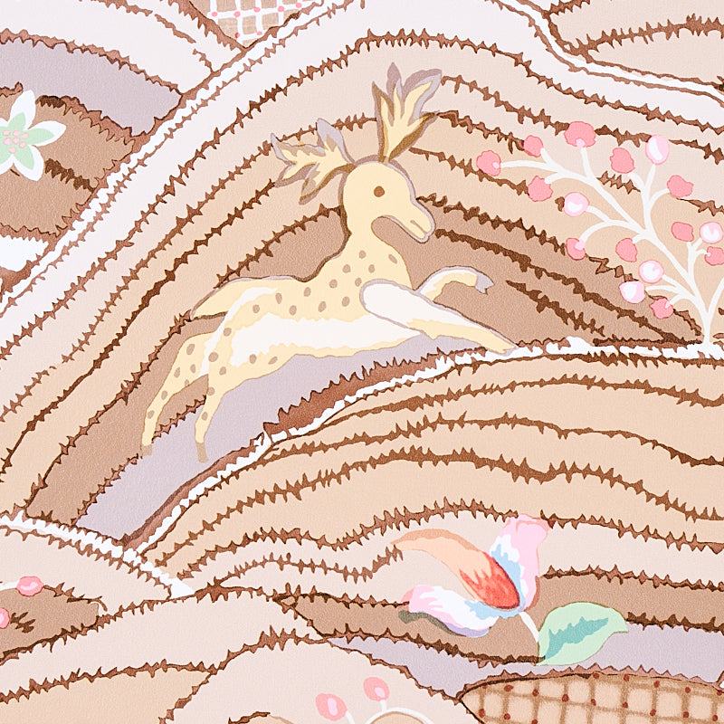 Acquire 5012630 Rolling Hills Mocha / Neutral Schumacher Wallpaper