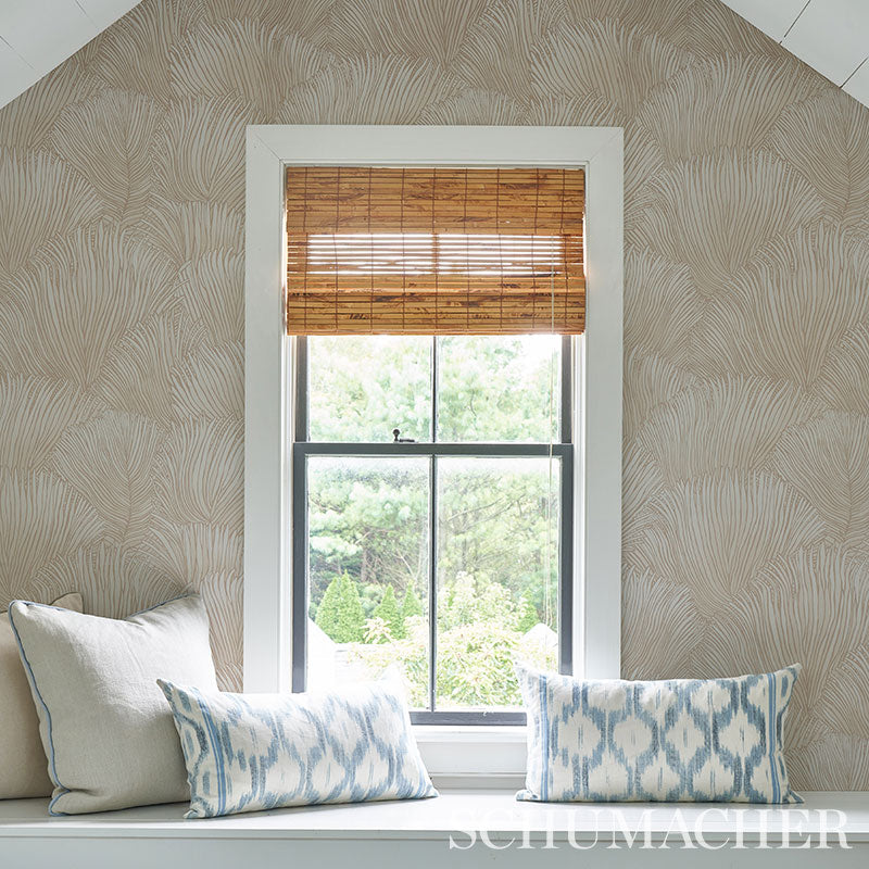 Shop 5012650 Fondale Ivory Schumacher Wallpaper