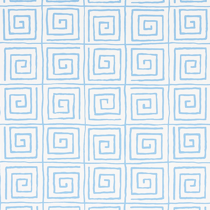 Shop 5012812 Trousdale Aqua Schumacher Wallpaper