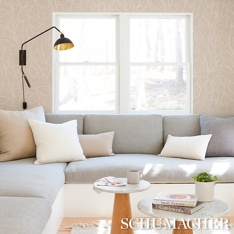 Save on 5013040 Solandra Vine Sisal Grey Schumacher Wallpaper