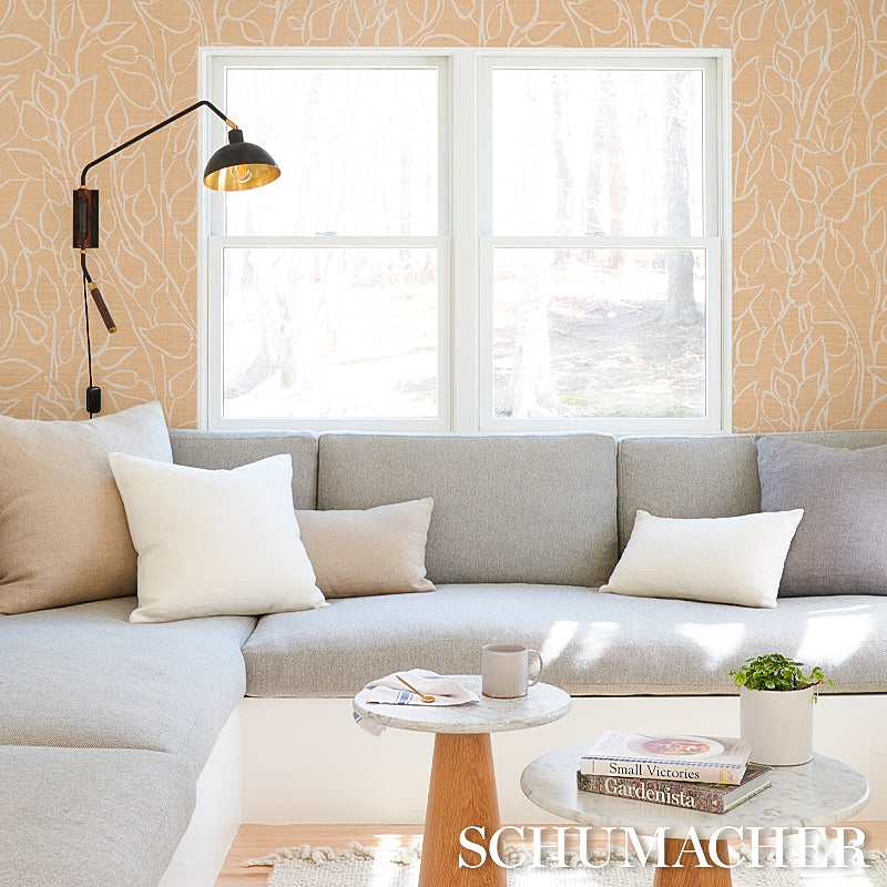 Find 5013042 Solandra Vine Sisal Straw Schumacher Wallpaper