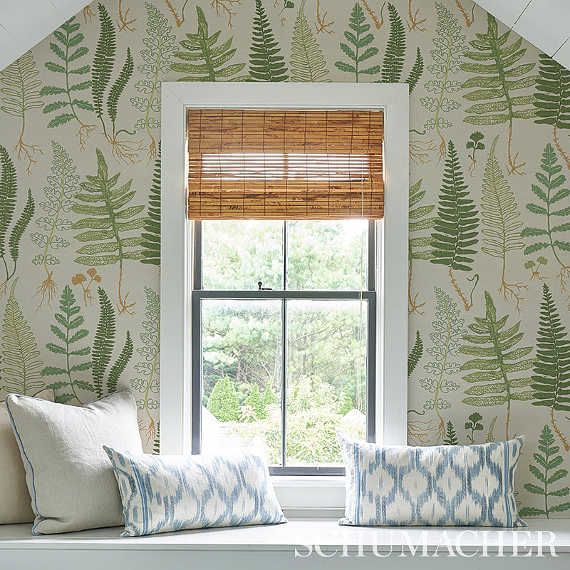 Order 5013060 Halcott Sisal Forest Schumacher Wallpaper