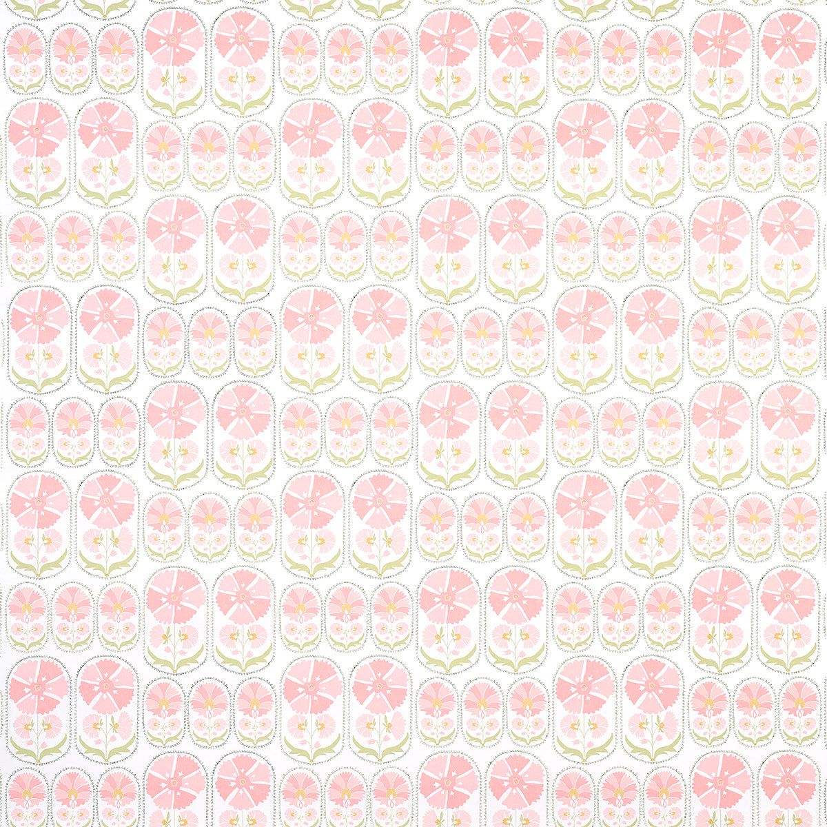 5014112 | Anjuna Floral, Blush - Schumacher Wallpaper