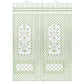 Purchase 5014390 | Bamboo Trellis Panel A, Green - Schumacher Wallpaper