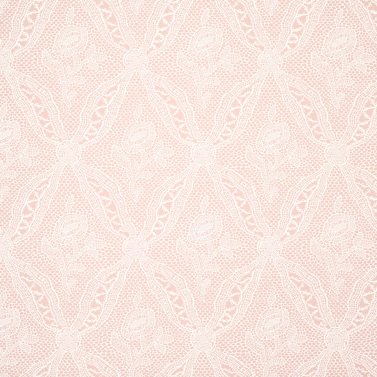 Blush Lace Fabric, Wallpaper and Home Decor