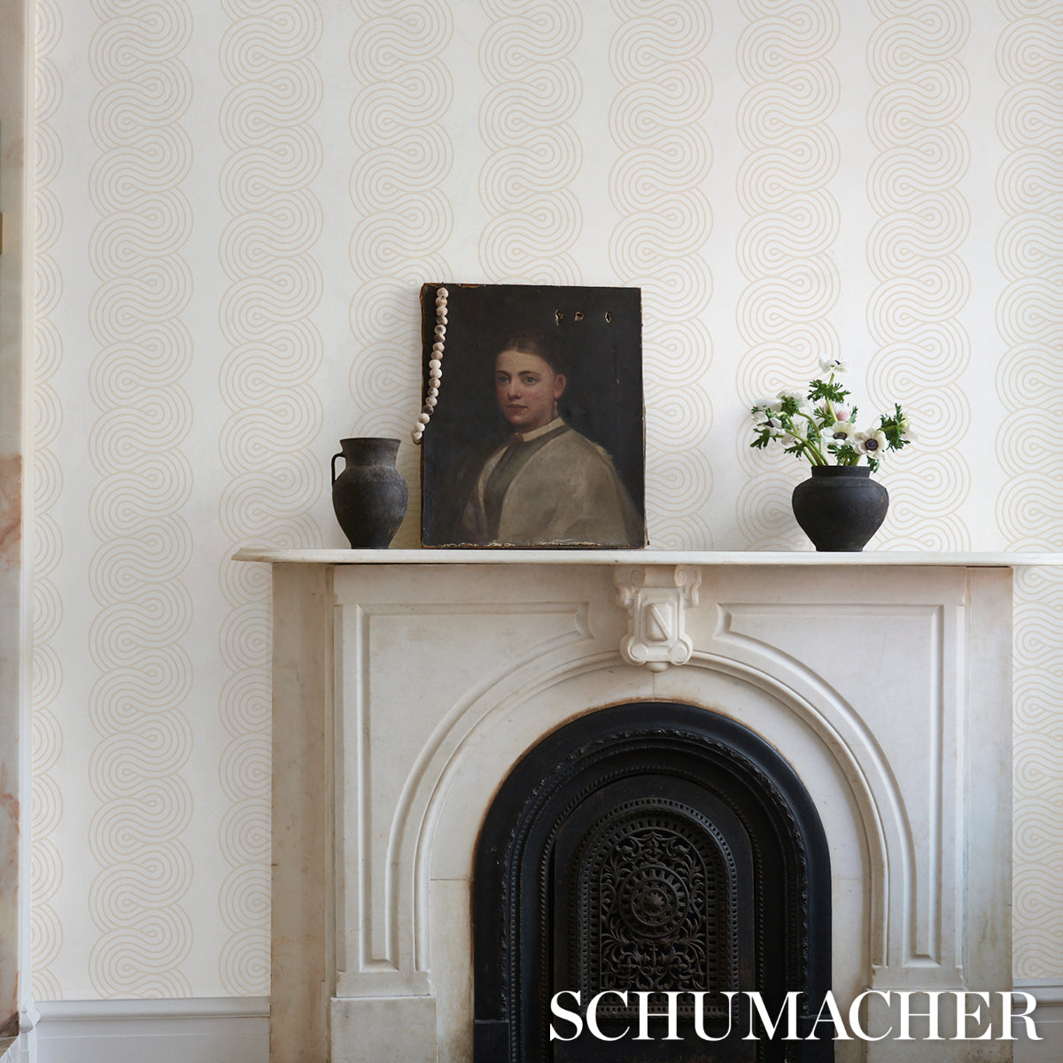 Purchase 5014790 | Giraldi, Pumice - Schumacher Wallpaper