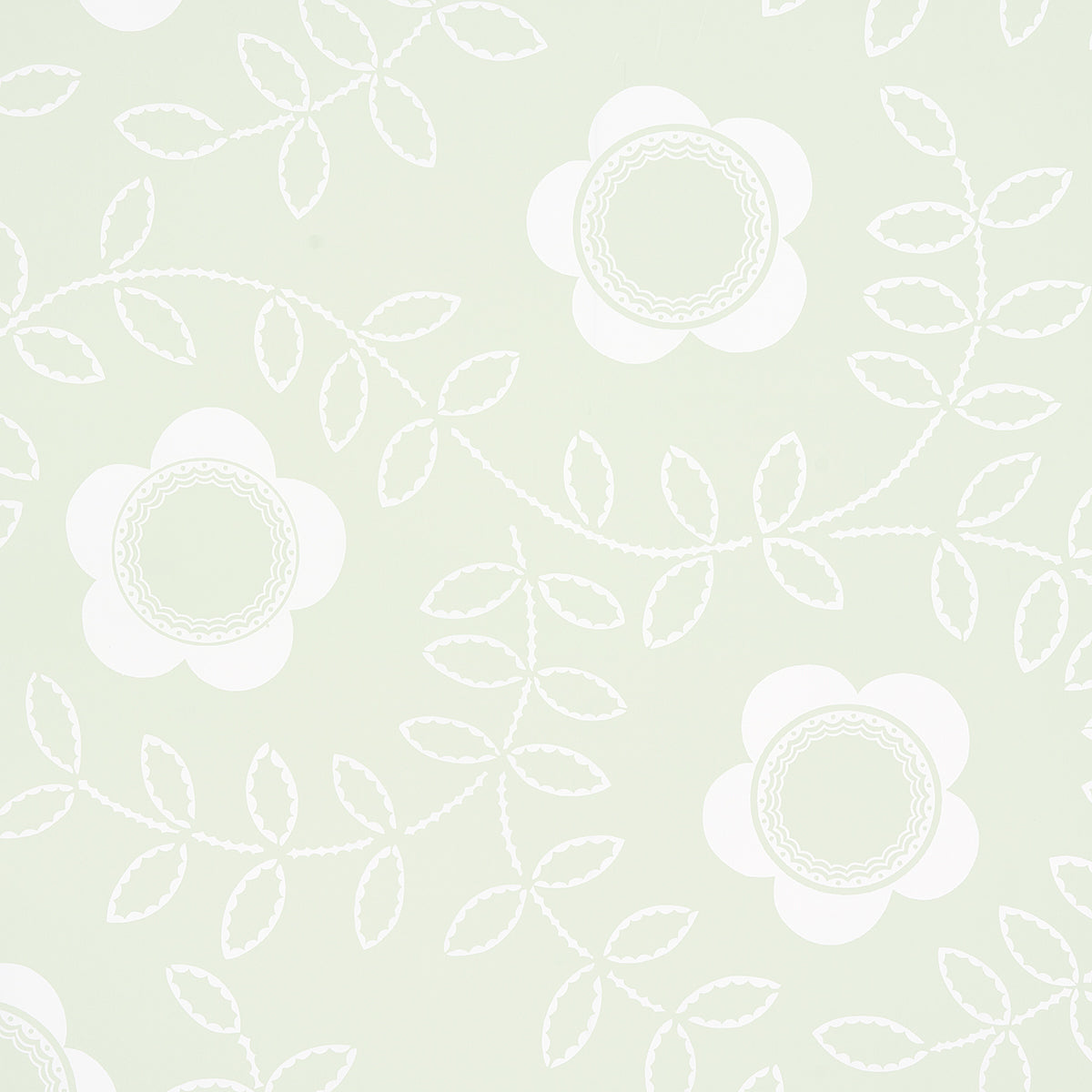 Purchase 5015101 | Tudor Rose, Pistachio - Schumacher Wallpaper