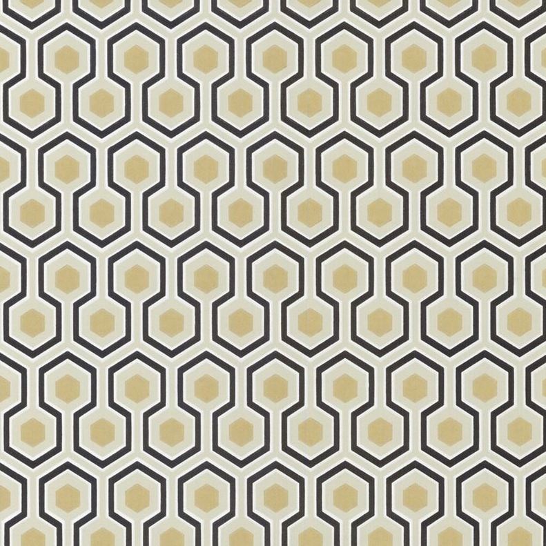 Find 66/8056 Cs Hicks Hexagon Black G By Cole and Son Wallpaper