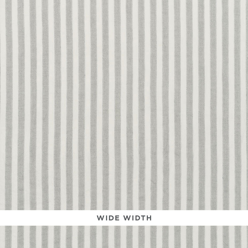 70032 | Regatta Linen Stripe, Mineral - Schumacher Fabric