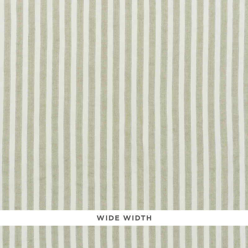 70034 | Regatta Linen Stripe, Sage - Schumacher Fabric