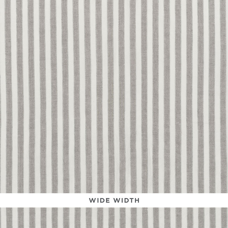 70035 | Regatta Linen Stripe, Stone - Schumacher Fabric