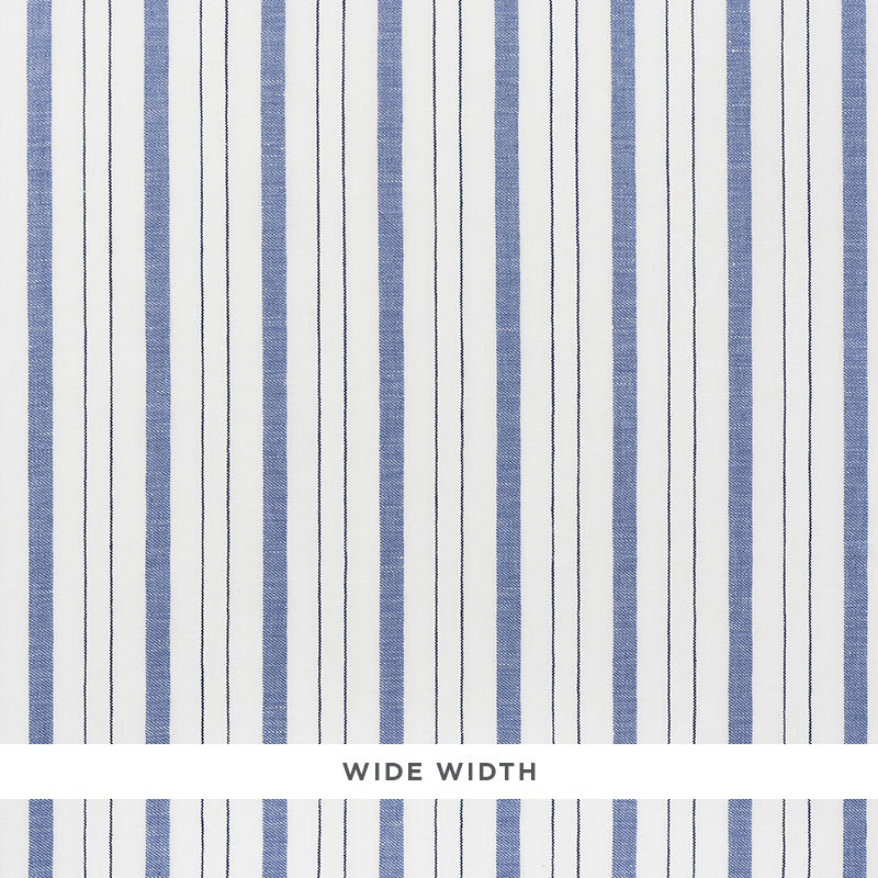 70151 | Renato Linen Sheer, Chambray - Schumacher Fabric