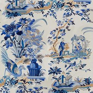 Blue and White Chinoiserie Scissors