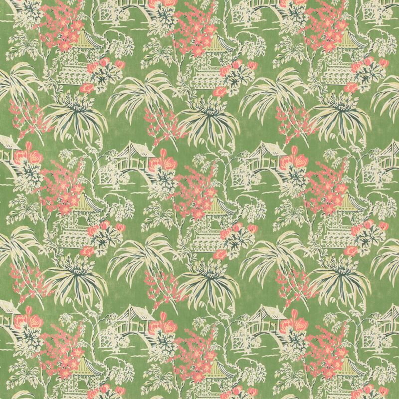 8019138-33 | Tongli Print Fern Modern Chinoiserie - Brunschwig & Fils Fabric