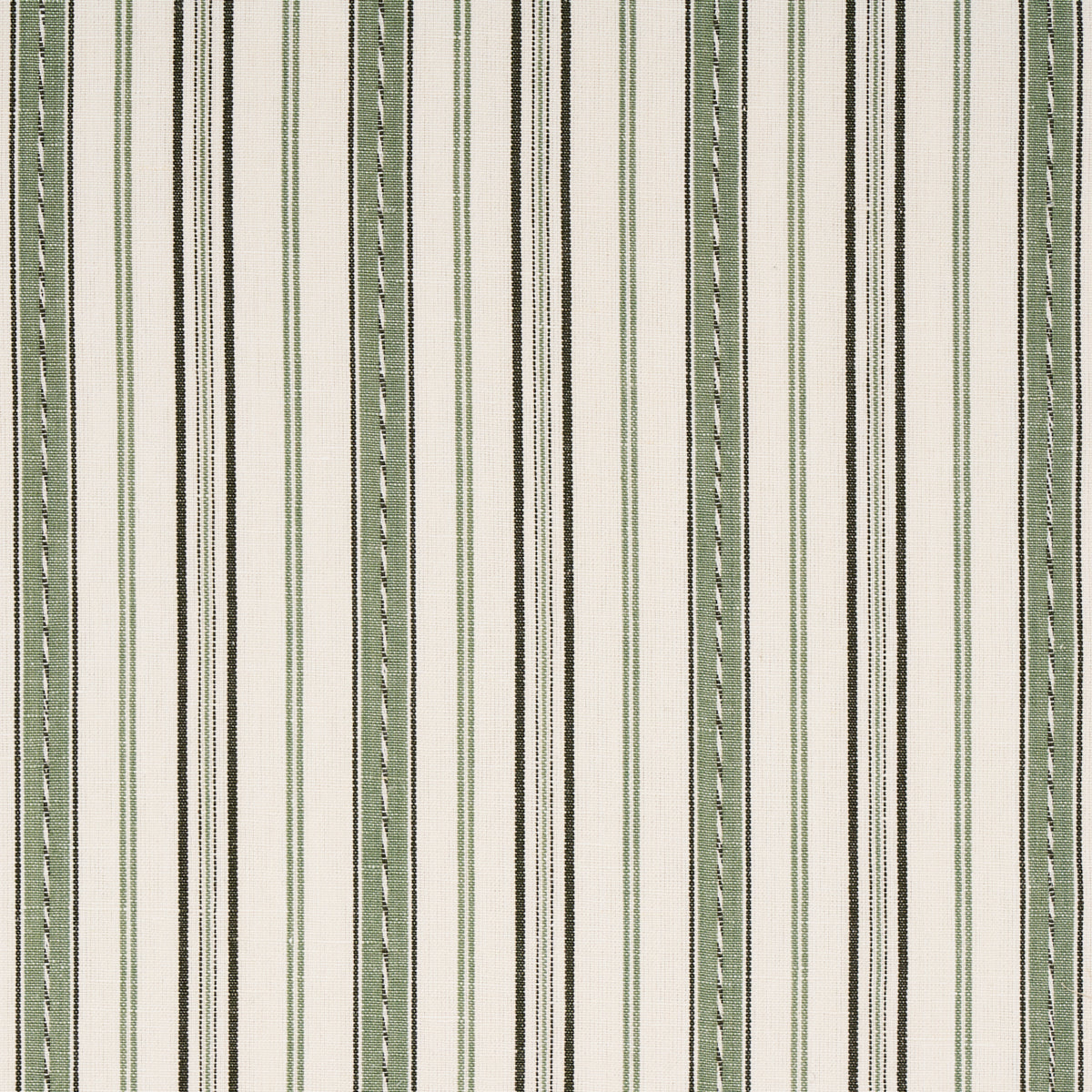 Purchase 81442 Lightfoot Stripe, Moss by Schumacher Fabric