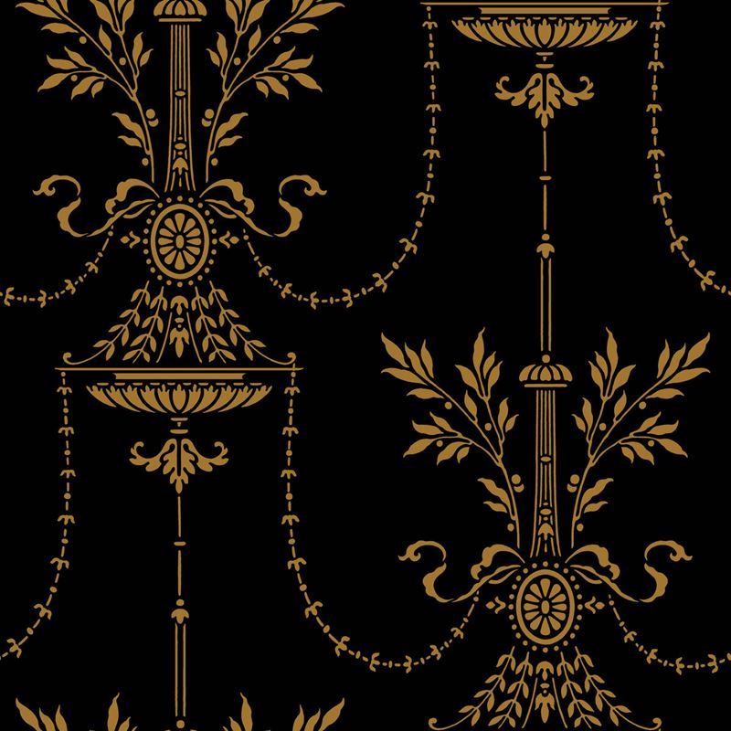 Select 88/7028 Cs Dorset Noir By Cole and Son Wallpaper