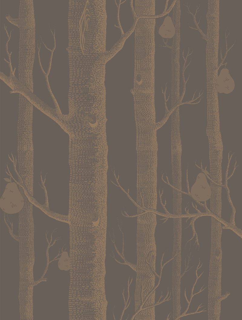 Order 95/5028 Cs Woods And Pears Bronze Black By Cole and Son Wallpaper