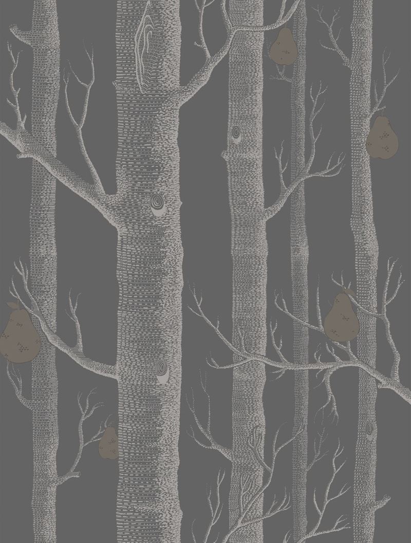 Acquire 95/5031 Cs Woods And Pears Gilver Black By Cole and Son Wallpaper