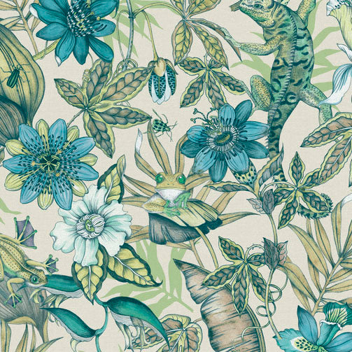 Bl1705 | Blooms, Rainforest - York Wallpaper