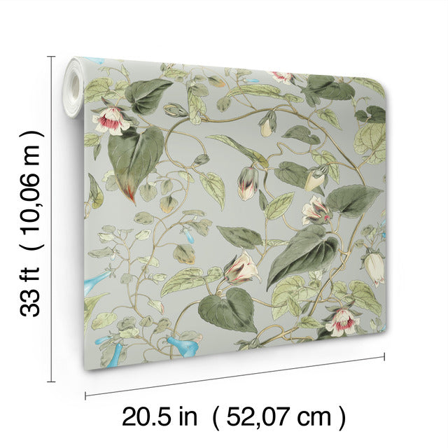 Purchase Bl1712 | Blooms, Moon Flower - York Wallpaper