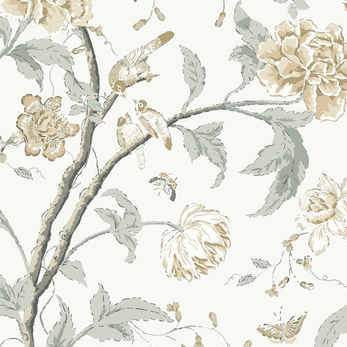 Bl1783 | Blooms, Teahouse Floral - York Wallpaper
