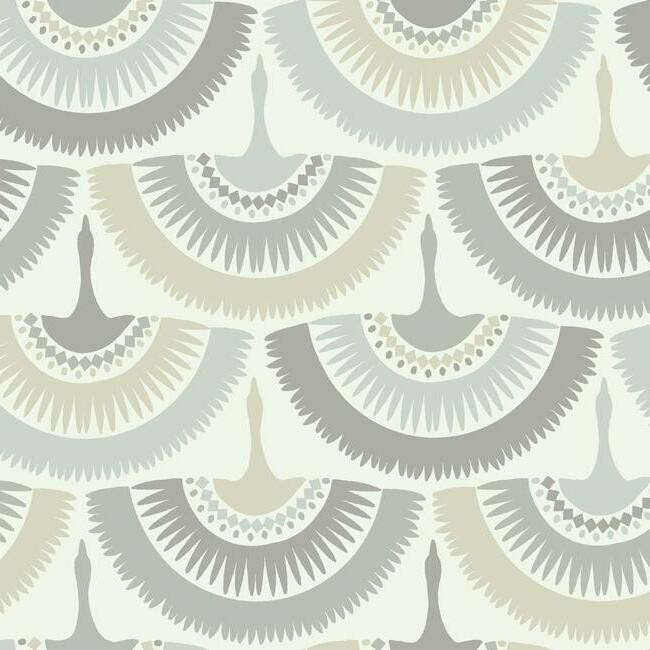 Find BO6643 Feather and Fringe Bohemian Luxe by Antonina Vella Wallpaper
