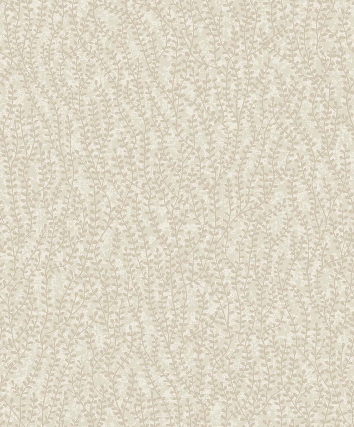 EW10607 | Seaweed Beaded Branches, Beige - Seabrook Designs Wallpaper
