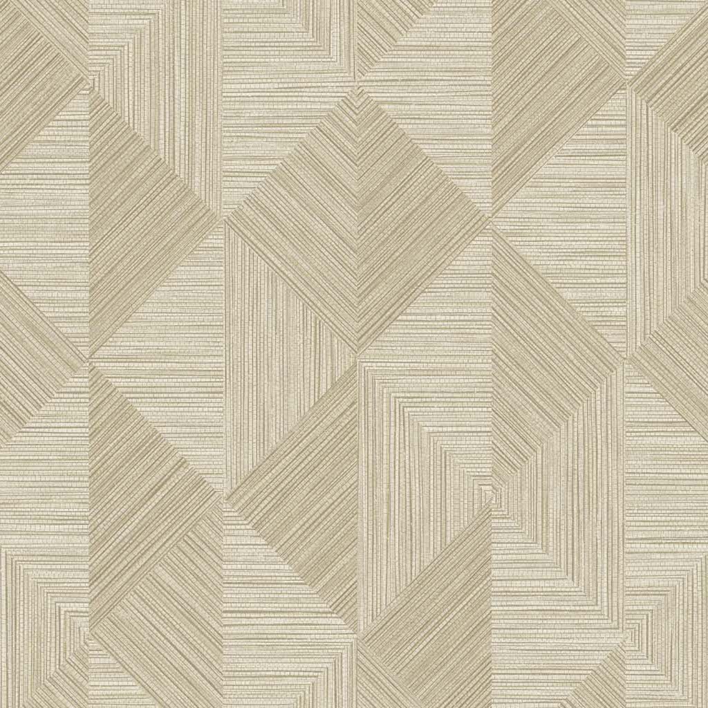 EW11705 | Diamond Inlay, Beige - Seabrook Designs Wallpaper