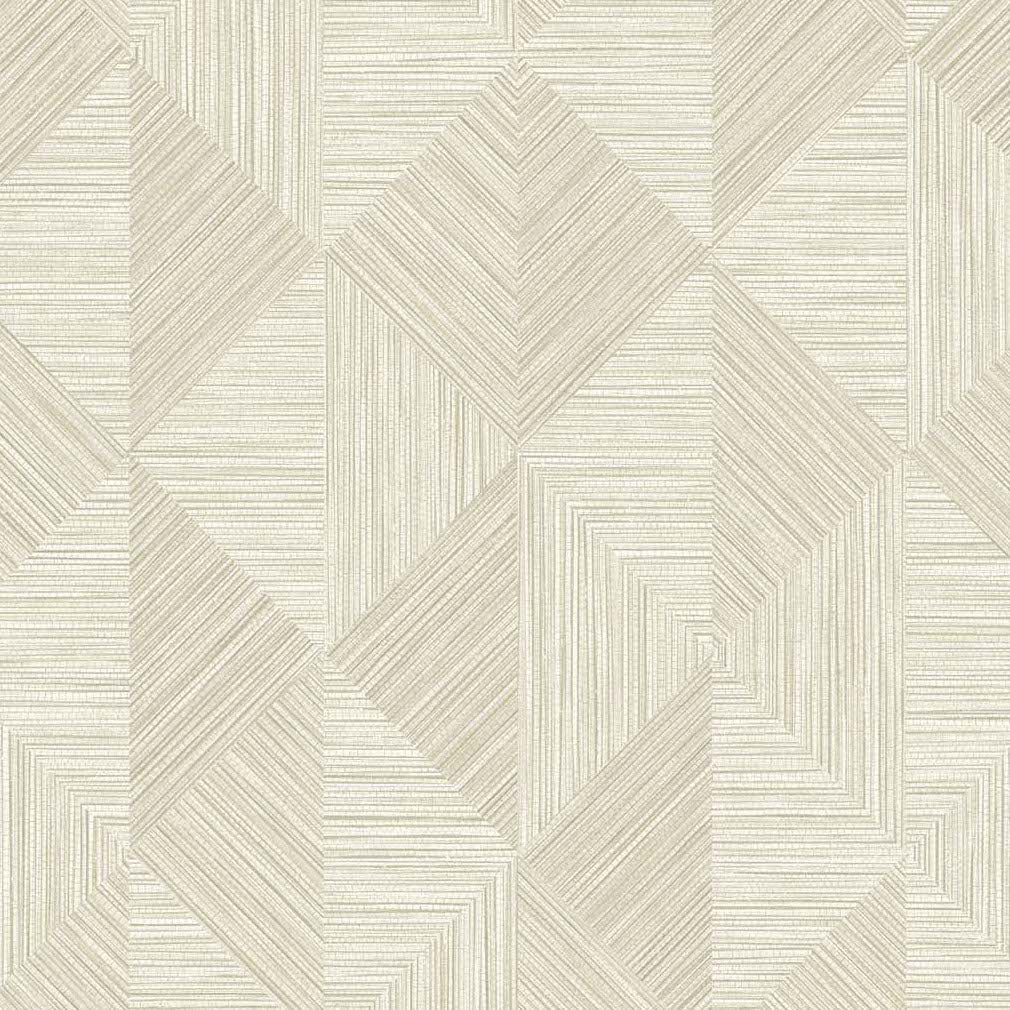 EW11707 | Diamond Inlay, Beige - Seabrook Designs Wallpaper