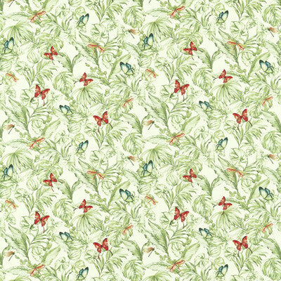 F1513-05 Acadia Olive/Spice Botanical & Floral Clarke And Clarke Fabric