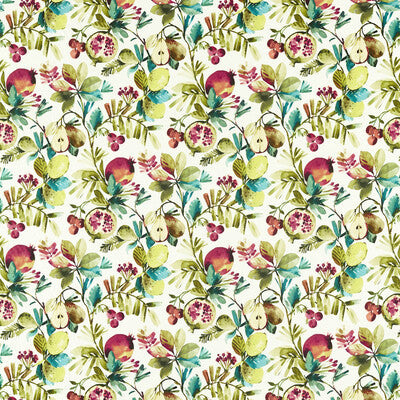 F1516-01 Fruta Summer Cotton Botanical & Floral Clarke And Clarke Fabric