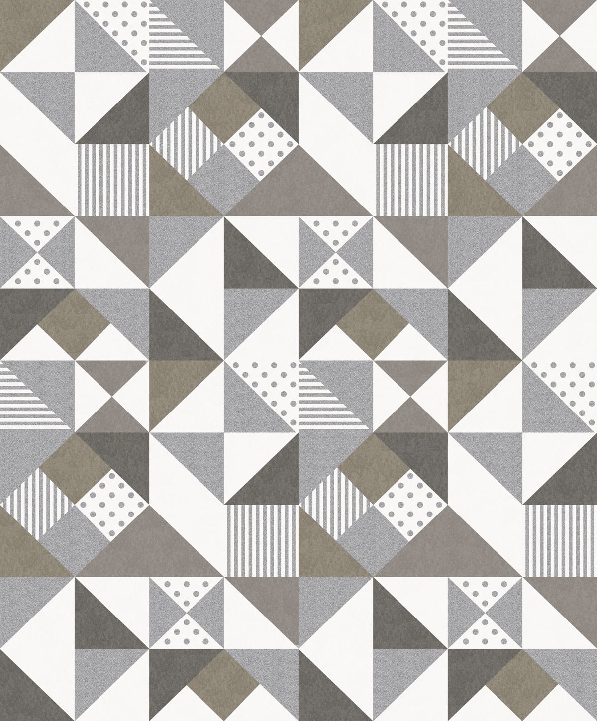 KTM1210 | Lozenge Geometric, Silver - Seabrook Designs Wallpaper