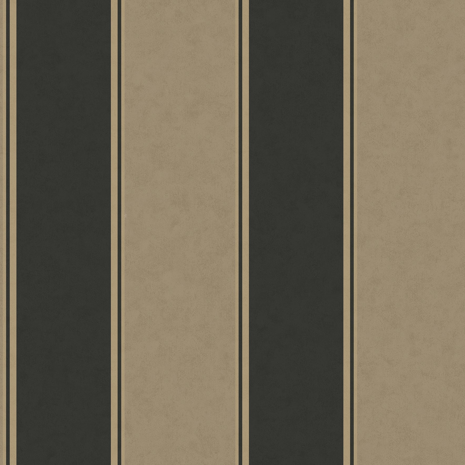 M1707  Archive Collection, Rydia Black Stripe Wallpaper Black - Brews